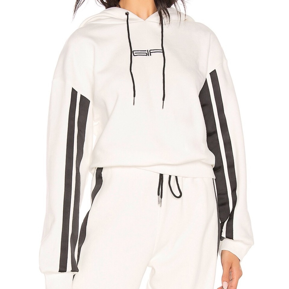 I.AM.GIA White Logo Striker Hoodie
